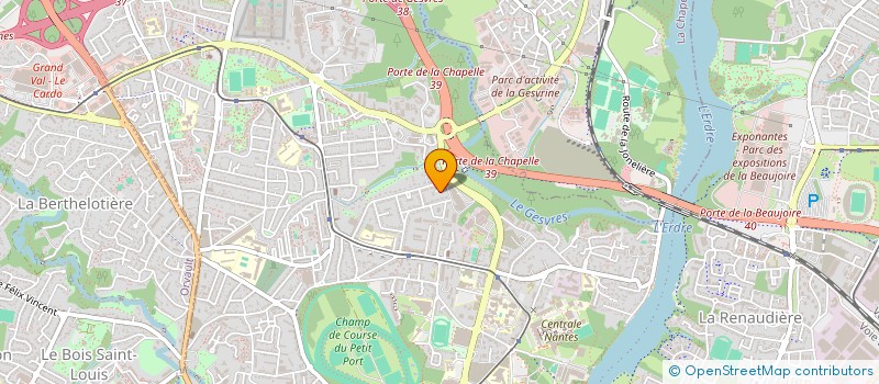 localisation de l'entreprise MADAME ISABELLE LEZIN à NANTES