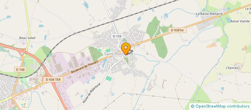 localisation de l'entreprise MADAME ISABELLE LHERIAU  BRESSUIRE