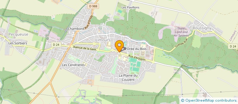 localisation de l'entreprise MADAME ISABELLE LI  LIMOURS