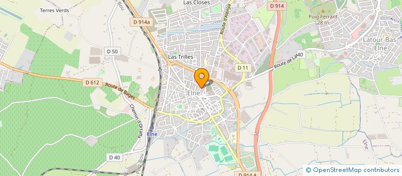 localisation de l'entreprise MADAME ISABELLE LIEGEART  ELNE