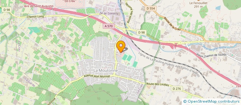 localisation de l'entreprise MADAME ISABELLE LIEGEON  LA CRAU