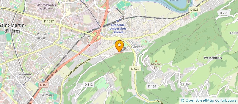 localisation de l'entreprise MADAME ISABELLE LIMA  GIERES