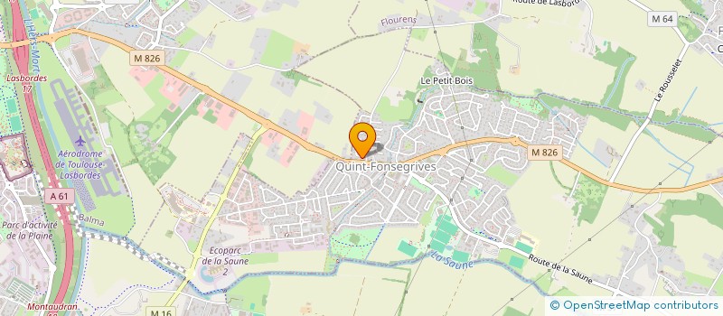 localisation de l'entreprise MADAME ISABELLE LIMOUZY  QUINT-FONSEGRIVES