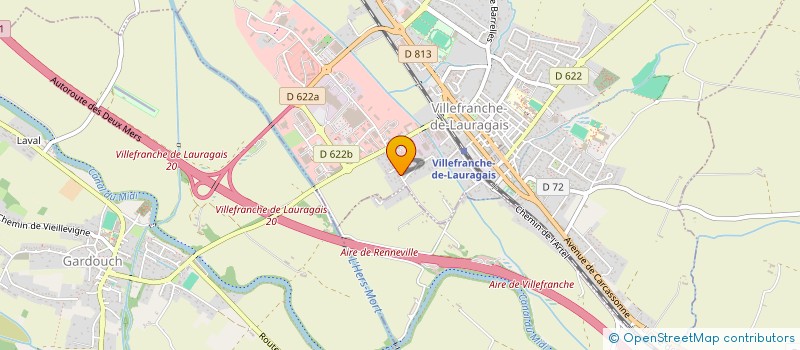 localisation de l'entreprise MADAME ISABELLE LIN  VILLEFRANCHE-DE-LAURAGAIS