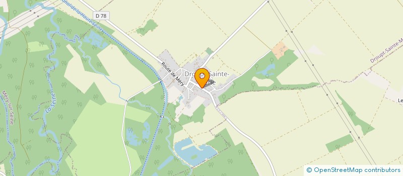 localisation de l'entreprise MADAME ISABELLE LLAMAS  DROUPT-SAINTE-MARIE