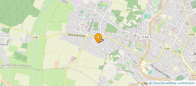localisation de l'entreprise MADAME ISABELLE LOBGEOIS à SAINT-GEORGES-SUR-BAULCHE