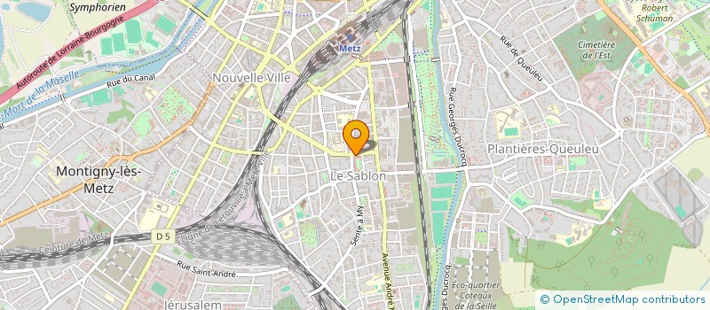 localisation de l'entreprise MADAME ISABELLE LOESEL à METZ