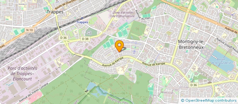 localisation de l'entreprise MADAME ISABELLE LOISELET  MONTIGNY-LE-BRETONNEUX