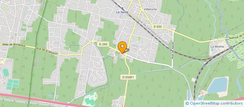 localisation de l'entreprise MADAME ISABELLE LOMBARD  LE TEICH