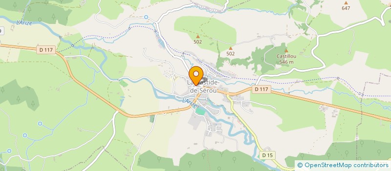 localisation de l'entreprise MADAME ISABELLE LONGBRAY à LA BASTIDE-DE-SEROU