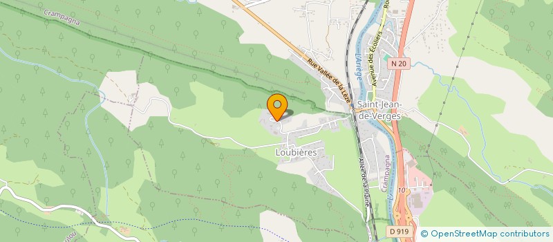 localisation de l'entreprise MADAME ISABELLE LOPEZ à LOUBIERES
