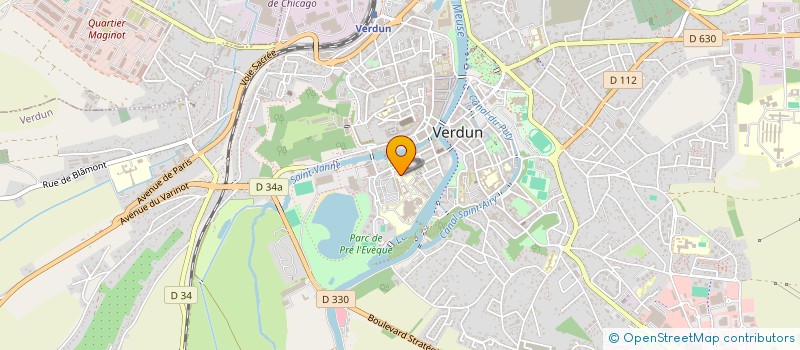 localisation de l'entreprise MADAME ISABELLE LORENT à VERDUN