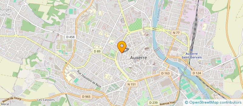 localisation de l'entreprise MADAME ISABELLE LORIOT  AUXERRE