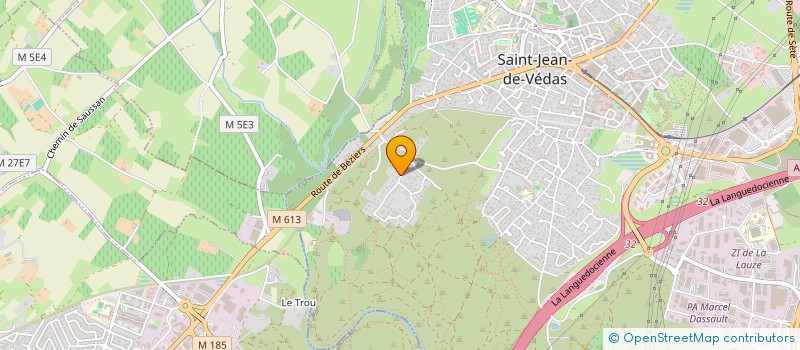 localisation de l'entreprise MADAME ISABELLE LOUBAT  SAINT-JEAN-DE-VEDAS