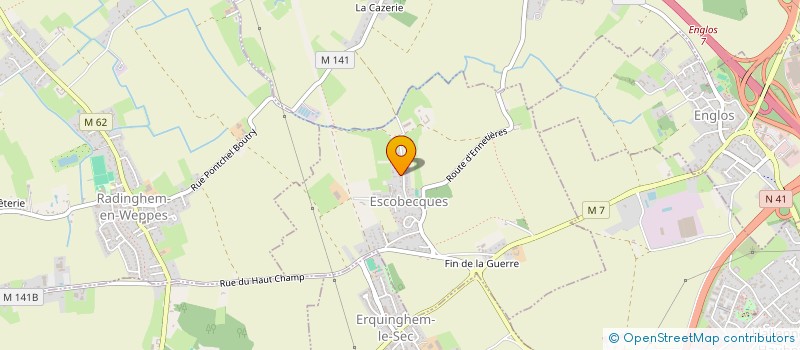localisation de l'entreprise MADAME ISABELLE LOUBERT à ESCOBECQUES
