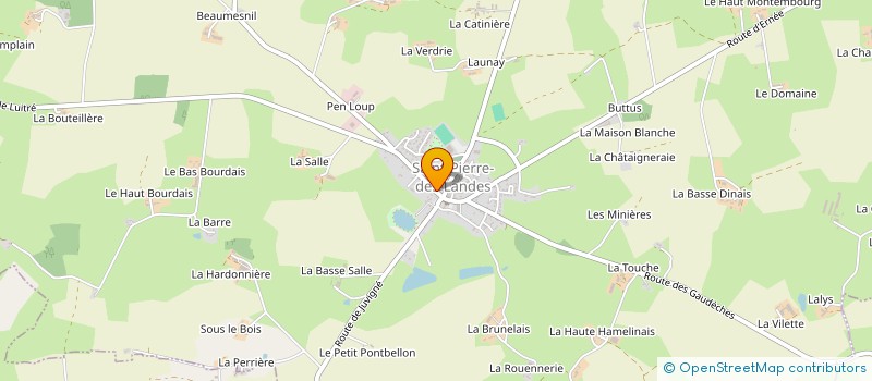 localisation de l'entreprise MADAME ISABELLE LOUIN à SAINT-PIERRE-DES-LANDES