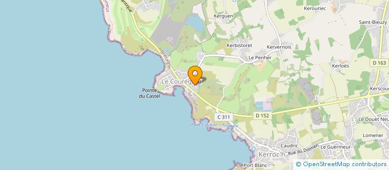 localisation de l'entreprise MADAME ISABELLE LOUIS à PLOEMEUR