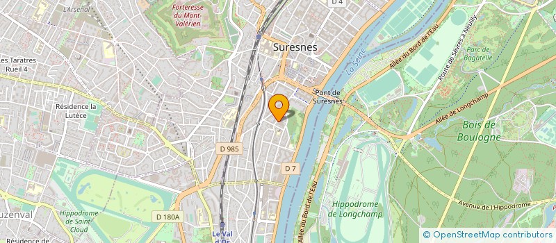 localisation de l'entreprise MADAME ISABELLE LOUISE GIORDANETTO à SURESNES