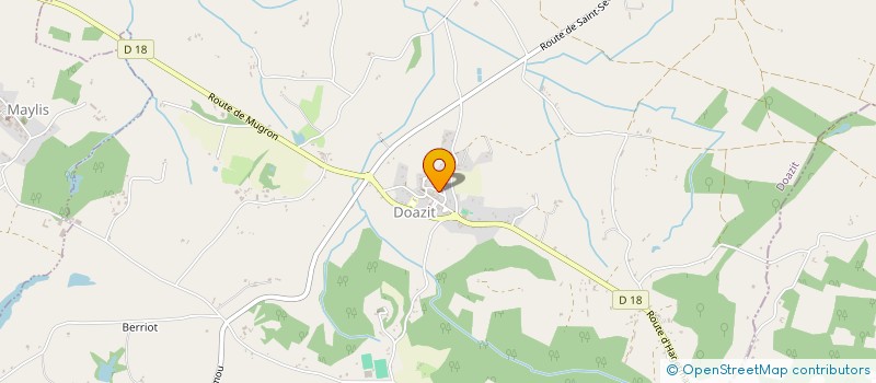 localisation de l'entreprise MADAME ISABELLE LOUPIEN  DOAZIT