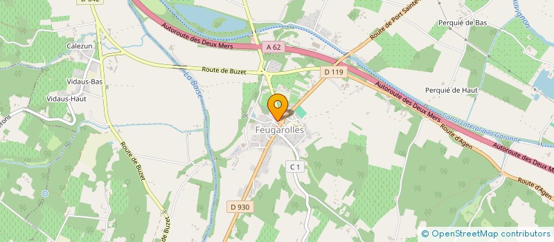 localisation de l'entreprise MADAME ISABELLE LOZANO  FEUGAROLLES