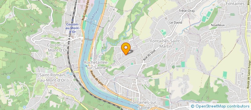 localisation de l'entreprise MADAME ISABELLE LUTZ  FONTAINES-SAINT-MARTIN