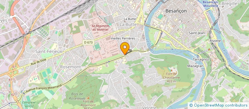 localisation de l'entreprise MADAME ISABELLE LUXEMBOURGER à BESANCON
