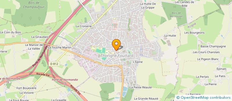 localisation de l'entreprise MADAME ISABELLE LYON à THORIGNE-FOUILLARD