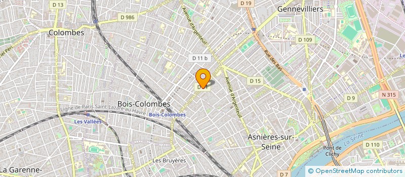 localisation de l'entreprise MADAME ISABELLE MA à ASNIERES-SUR-SEINE