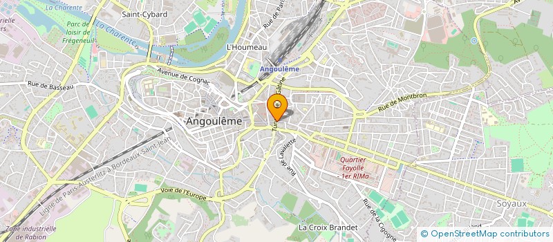 localisation de l'entreprise MADAME ISABELLE MACHAT à ANGOULEME
