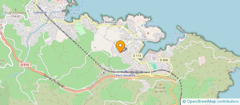 localisation de l'entreprise MADAME ISABELLE MACIA  PORT-VENDRES