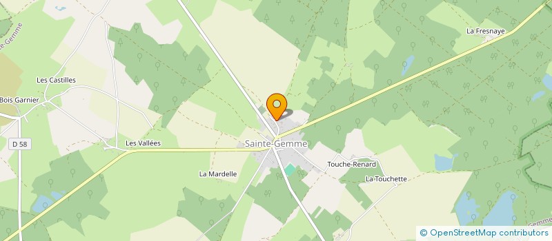 localisation de l'entreprise MADAME ISABELLE MACON à SAINTE-GEMME
