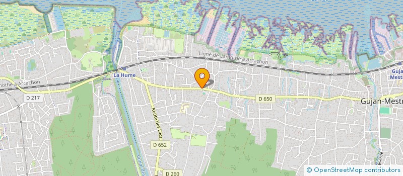 localisation de l'entreprise MADAME ISABELLE MAGIERA  GUJAN MESTRAS