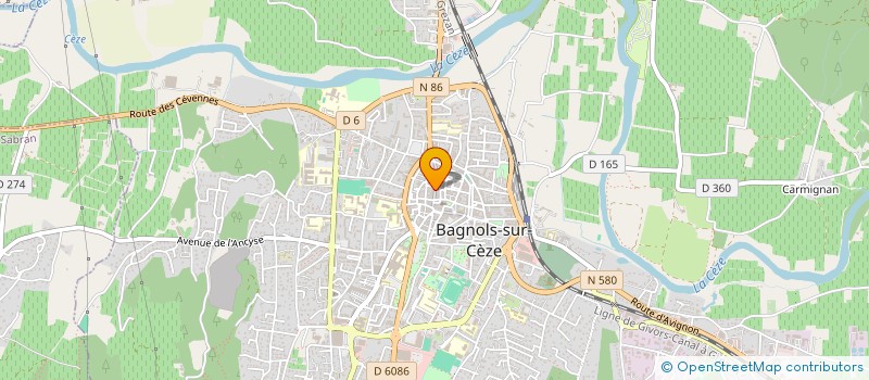 localisation de l'entreprise MADAME ISABELLE MAGRE à BAGNOLS-SUR-CEZE