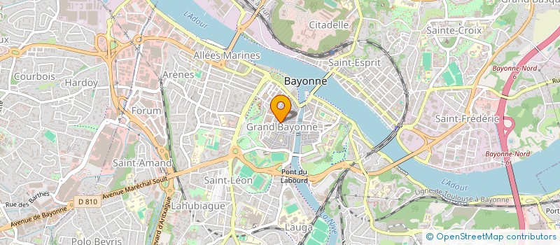 localisation de l'entreprise MADAME ISABELLE MAILHARRO  BAYONNE