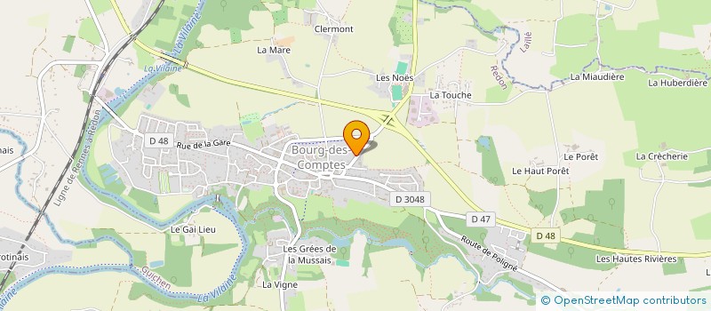 localisation de l'entreprise MADAME ISABELLE MAILLOT  BOURG-DES-COMPTES