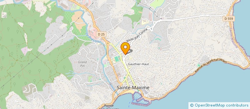 localisation de l'entreprise MADAME ISABELLE MAIRE à SAINTE-MAXIME
