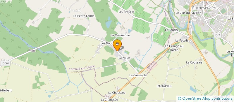 localisation de l'entreprise MADAME ISABELLE MAIRE  CORCOUE-SUR-LOGNE