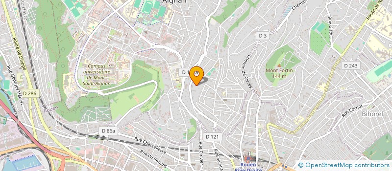 localisation de l'entreprise MADAME ISABELLE MAIRE  MONT-SAINT-AIGNAN