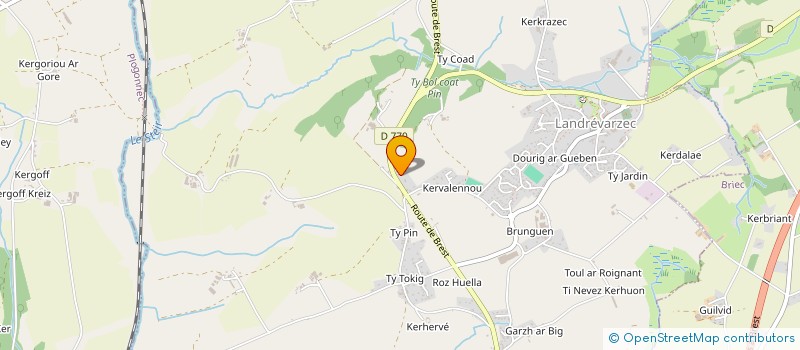 localisation de l'entreprise MADAME ISABELLE MALLARD  BRIEC