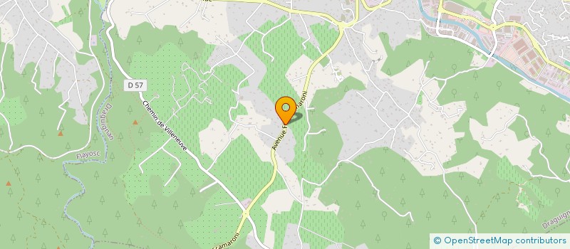 localisation de l'entreprise MADAME ISABELLE MALLARME à DRAGUIGNAN