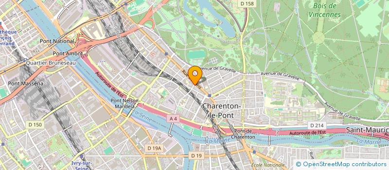 localisation de l'entreprise MADAME ISABELLE MALLEVILLE  CHARENTON-LE-PONT