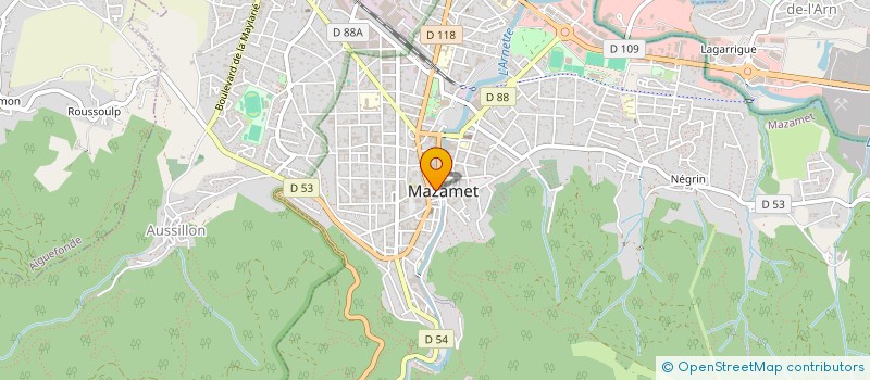 localisation de l'entreprise MADAME ISABELLE MALRIC à MAZAMET