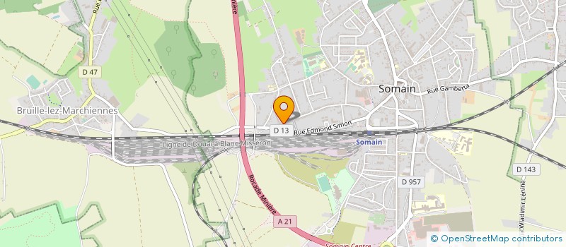 localisation de l'entreprise MADAME ISABELLE MANENT  SOMAIN