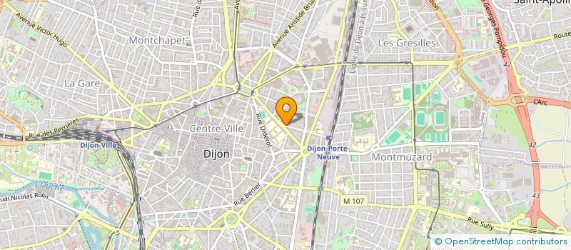localisation de l'entreprise MADAME ISABELLE MANIERE à DIJON