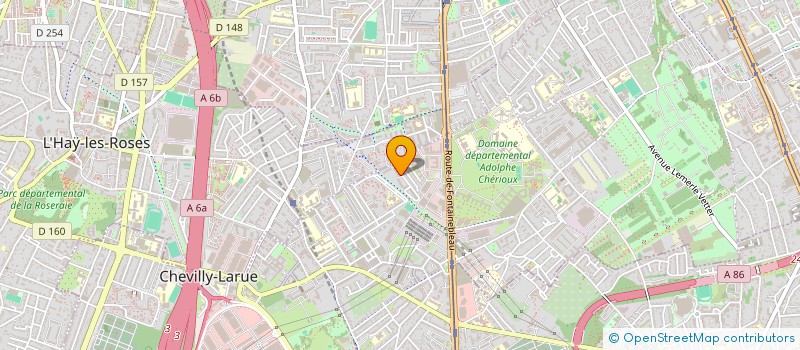 localisation de l'entreprise MADAME ISABELLE MANOURY  CHEVILLY-LARUE