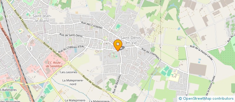 localisation de l'entreprise MADAME ISABELLE MANSIRE à SAINT-DENIS-EN-VAL