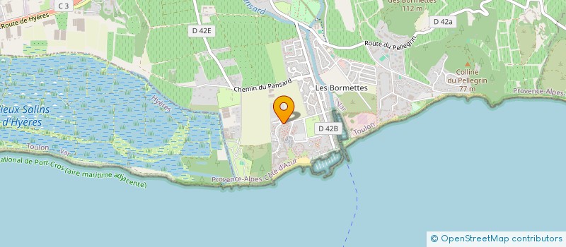 localisation de l'entreprise MADAME ISABELLE MANZAGOL  LA LONDE-LES-MAURES