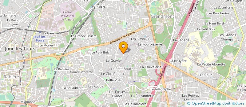 localisation de l'entreprise MADAME ISABELLE MARAIS à JOUE-LES-TOURS