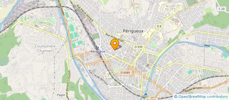 localisation de l'entreprise MADAME ISABELLE MARANDON  COULOUNIEIX-CHAMIERS