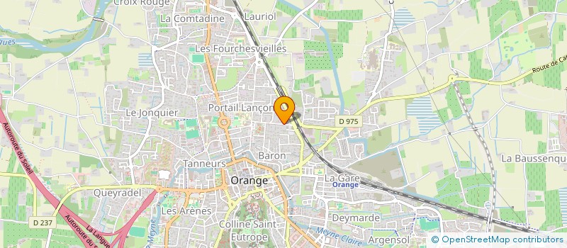 localisation de l'entreprise MADAME ISABELLE MARCELLIN  ORANGE